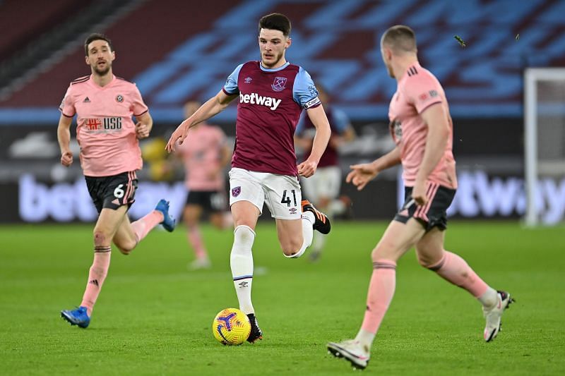 Declan Rice has been in scintillating form for West Ham United